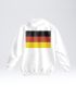 UNISEX TOR HOODIE WITH PRINTED LOGO AND GERMANY FLAG IN COTTON FLEECE