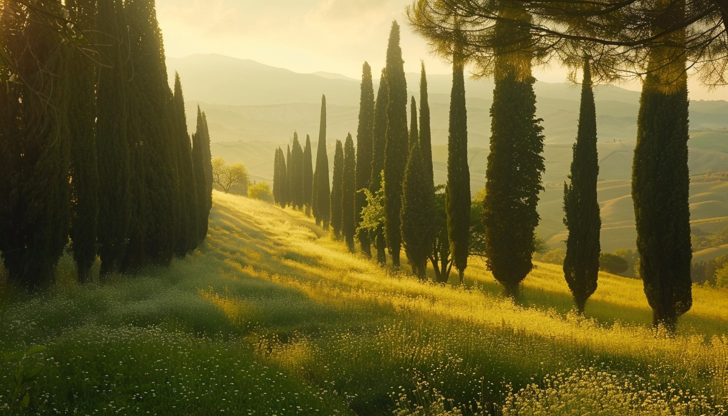 Embrace the Charm of Tuscany: Exploring the Iconic Cypress Trails 